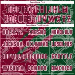 그래피티 저지 패턴 승화 전사 유니폼 스크래치 축구 마룬 그린 커스텀