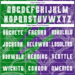 잔디 유니폼 녹색-보라색 패턴 저지 맞춤 축구 스크래치 승화 그래피티