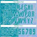 스크래치 승화 블루 저지 맞춤 축구 패턴 유니폼 청록색 그래피티 스크래치 승화 블루 저지 맞춤 축구 패턴 유니폼 청록색 그래피티