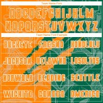 유니폼 그래피티 베이 스크래치 오렌지-켈리 패턴 저지 축구 그린 커스텀 승화 인쇄 유니폼 그래피티 베이 스크래치 오렌지-켈리 패턴 저지 축구 그린 커스텀 승화 인쇄