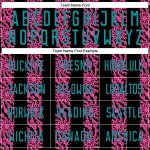 청록색 유니폼 저지 축구 승화 모양 검정 추상 맞춤형