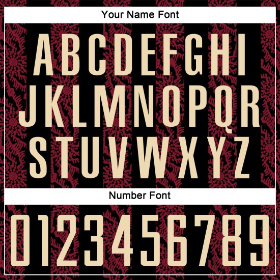 유니폼 승화 블랙 저지 커스텀 크림-크림슨 추상 축구 모양