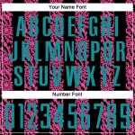 청록색 유니폼 저지 축구 승화 모양 검정 추상 맞춤형