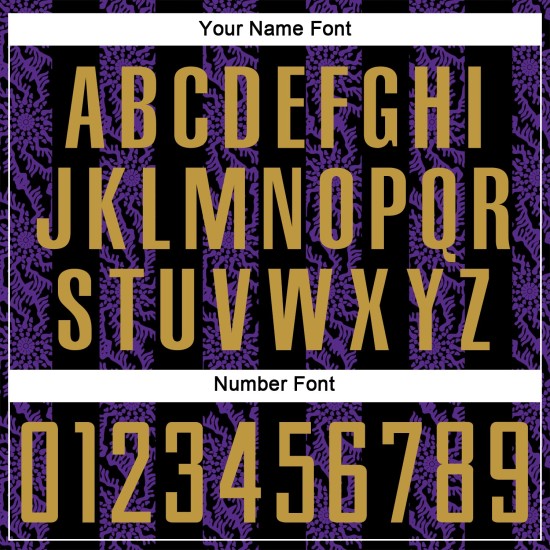 유니폼 모양 맞춤형 구 승화 검정색 저지 추상 축구 금색-보라색