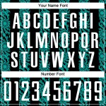 축구 추상 흰색-아쿠아 모양 저지 승화 유니폼 맞춤형 검정