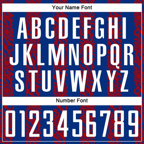 로얄 추상 저지 모양 흰색-빨간색 축구 유니폼 맞춤 승화 인쇄