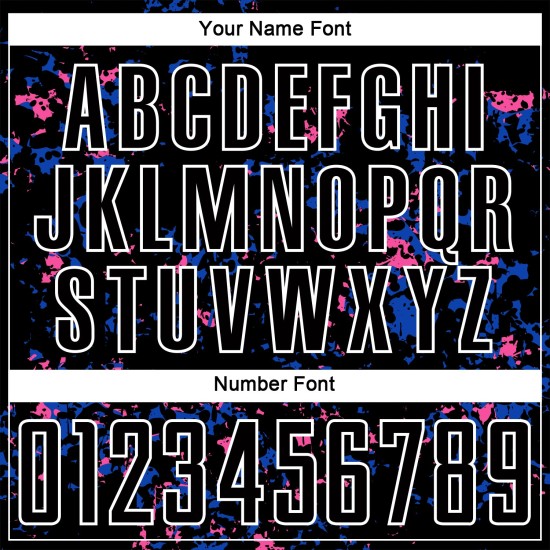 썬더 커스텀 블루-핑크 아트 추상 유니폼 블랙 조각 승화 축구 유니폼 썬더 커스텀 블루-핑크 아트 추상 유니폼 블랙 조각 승화 축구 유니폼