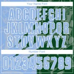 커스텀 저지 라이트 유니폼 스크래치 블루-그린 그래피티 축구 승화 패턴