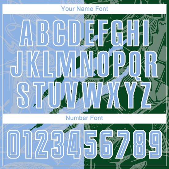 커스텀 저지 라이트 유니폼 스크래치 블루-그린 그래피티 축구 승화 패턴