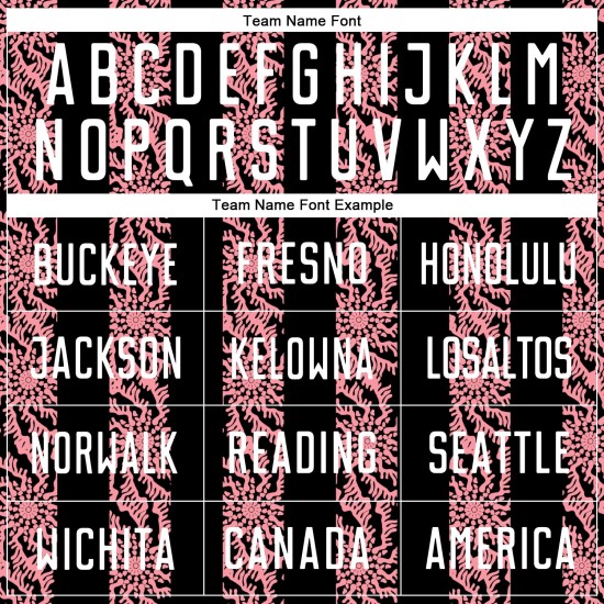 추상 모양 축구 검정색 유니폼 흰색-중간 맞춤 유니폼 분홍색 승화