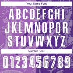 맞춤형 보라색-보라색 승화 중형 패턴 그래피티 저지 스크래치 축구 유니폼