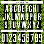 블랙 저지 커스텀 추상 승화 그린 축구 유니폼 화이트 네온