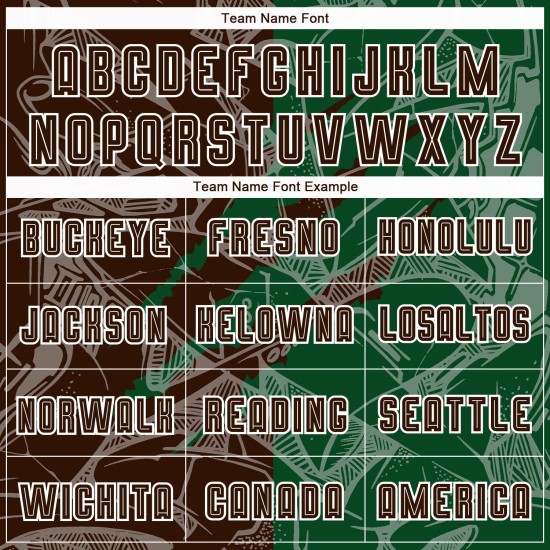 승화 스크래치 패턴 저지 그래피티 브라운-그린 맞춤 축구 유니폼 승화 스크래치 패턴 저지 그래피티 브라운-그린 맞춤 축구 유니폼