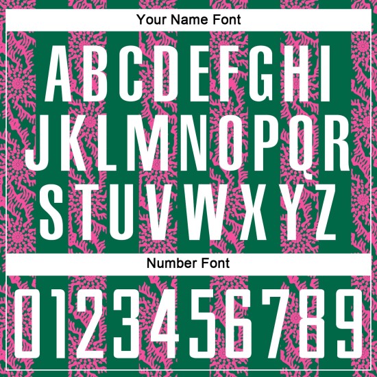 유니폼 저지 그린 켈리 모양 추상 흰색-분홍색 맞춤 축구 승화 인쇄