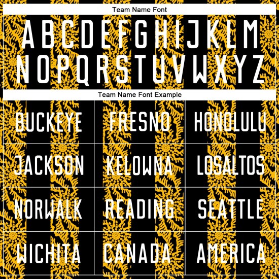 맞춤형 추상 화이트 골드 승화 유니폼 블랙 모양 축구 유니폼