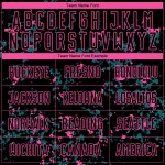 승화 축구 추상 조각 검정 저지 맞춤 아트 핑크-틸 유니폼