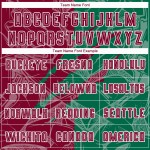 녹색 유니폼 승화 인쇄 저지 패턴 그래피티 커스텀 축구 스크래치 마룬-켈리