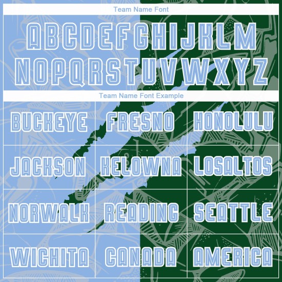 커스텀 저지 라이트 유니폼 스크래치 블루-그린 그래피티 축구 승화 패턴