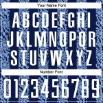 네이비 커스텀 저지 추상 블루 승화 유니폼 화이트 라이트 축구 모양