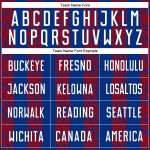 로얄 추상 저지 모양 흰색-빨간색 축구 유니폼 맞춤 승화 인쇄