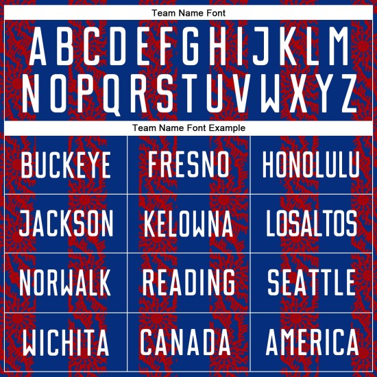 로얄 추상 저지 모양 흰색-빨간색 축구 유니폼 맞춤 승화 인쇄