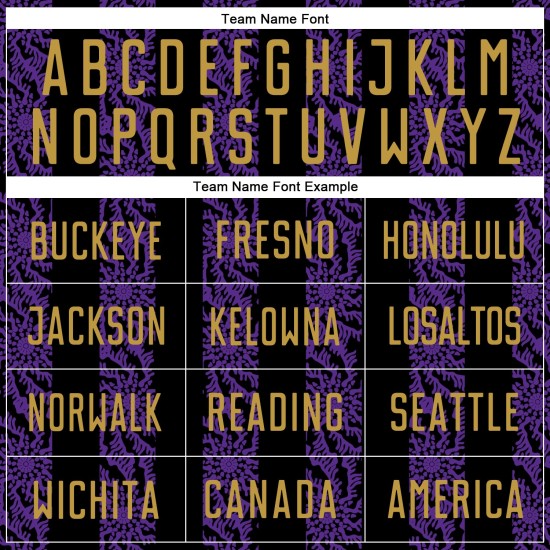 유니폼 모양 맞춤형 구 승화 검정색 저지 추상 축구 금색-보라색