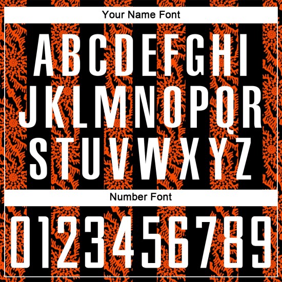 흰색-주황색 유니폼 축구 추상 검정 승화 맞춤형 모양 저지