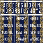 화이트-올드 저지 커스텀 축구 네이비 유니폼 모양 추상 승화 골드