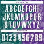 녹색-보라색 저지 유니폼 패턴 그래피티 승화 스크래치 커스텀 축구 미드나잇