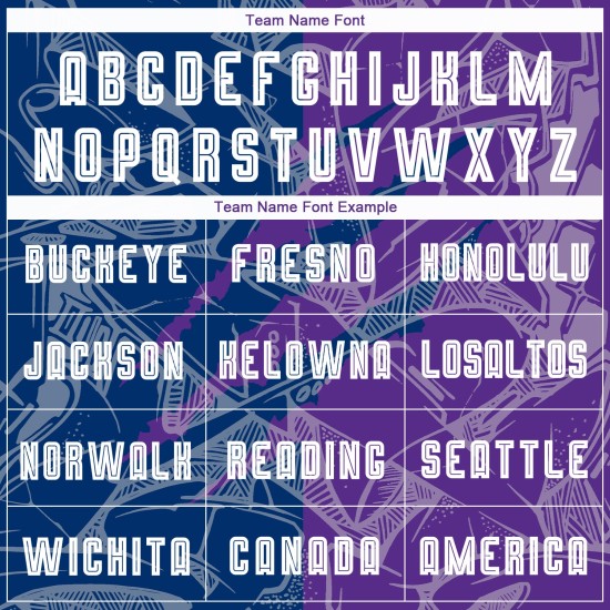 승화 네이비 미국 그래피티 패턴 저지 축구 유니폼 커스텀 스크래치 블루-퍼플