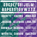 녹색-보라색 저지 유니폼 패턴 그래피티 승화 스크래치 커스텀 축구 미드나잇