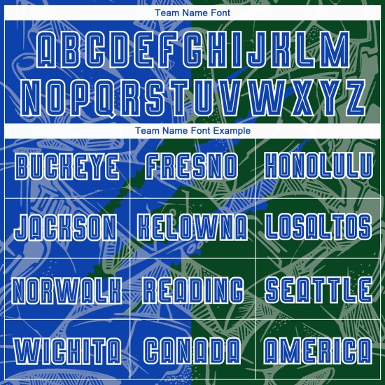 그래피티 블루 그린 승화 커스텀 썬더 스크래치 유니폼 저지 패턴 축구