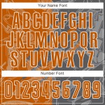 스크래치 패턴 텍사스 커스텀 저지 유니폼 축구 그래피티 오렌지 스틸 그레이 승화 인쇄 스크래치 패턴 텍사스 커스텀 저지 유니폼 축구 그래피티 오렌지 스틸 그레이 승화 인쇄