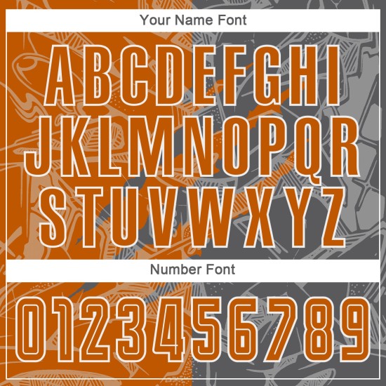 스크래치 패턴 텍사스 커스텀 저지 유니폼 축구 그래피티 오렌지 스틸 그레이 승화 인쇄 스크래치 패턴 텍사스 커스텀 저지 유니폼 축구 그래피티 오렌지 스틸 그레이 승화 인쇄