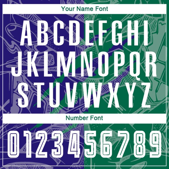 짙은 녹색 보라색 켈리 저지 축구 패턴 그래피티 스크래치 맞춤 승화 인쇄 유니폼