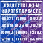 썬더 저지 스크래치 커스텀 그래피티 패턴 유니폼 축구 승화 블루-퍼플