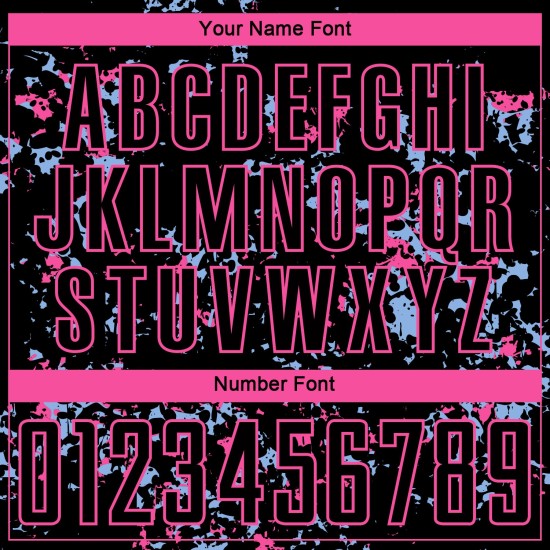 축구 핑크빛 맞춤형 검정 파랑 유니폼 승화 추상 조각 저지 아트