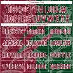 스크래치 그래피티 크림슨 그린 커스텀 축구 유니폼 승화 패턴 저지