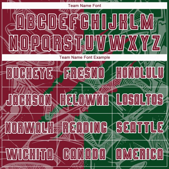 스크래치 그래피티 크림슨 그린 커스텀 축구 유니폼 승화 패턴 저지