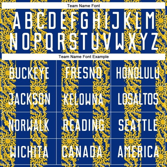 맞춤형 흰색-노란색 유니폼 축구 승화 유니폼 로얄 추상 모양