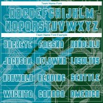 그래피티 스크래치 축구 유니폼 승화 인쇄 저지 맞춤 패턴 청록색