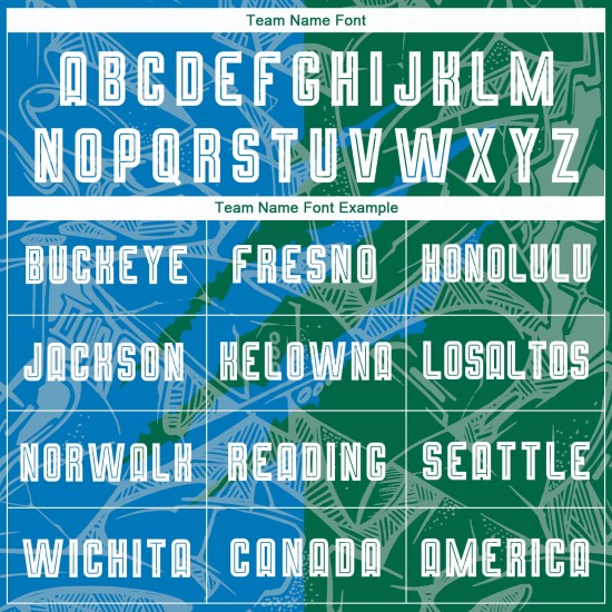 그래피티 저지 축구 패턴 맞춤 승화 스크래치 그린 블루 켈리 유니폼