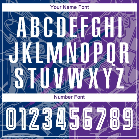 승화 네이비 미국 그래피티 패턴 저지 축구 유니폼 커스텀 스크래치 블루-퍼플